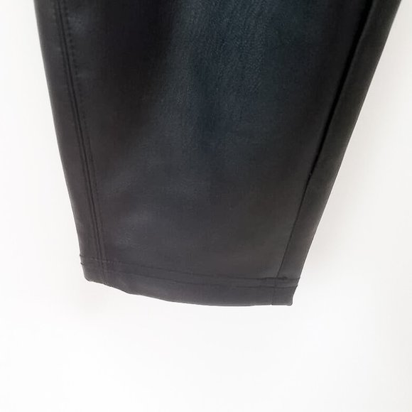 RACHEL ZOE Faux Leather Pants Size 10 NWOT Black - Picture 5 of 8